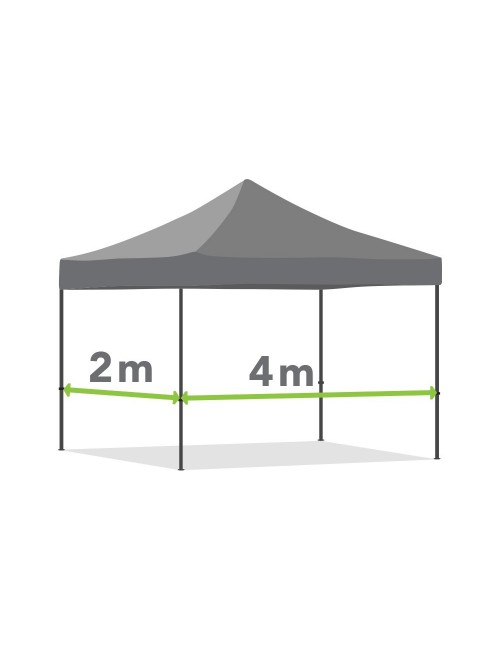 Tonnelle pliante Aluminium 2M x 4M