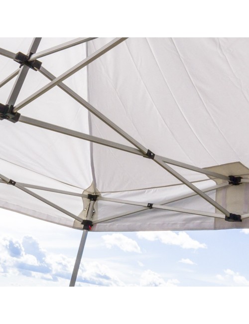 Paires de croisillons en acier ou aluminium pour tonnelle ou tente pliante.