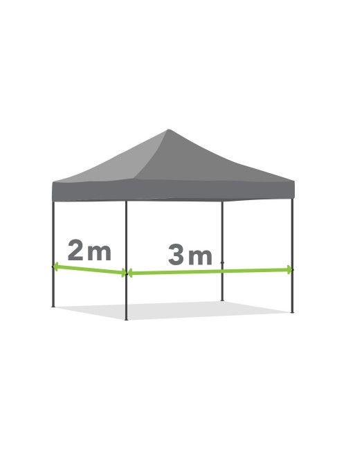 Tonnelle pliante de 2m x 3m