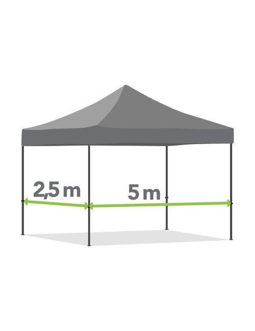 Tonnelle pliante de 2,5m x 5m