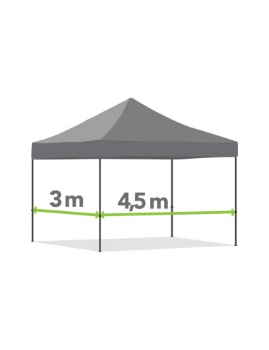 Tonnelle pliante de 3m x 4,5m