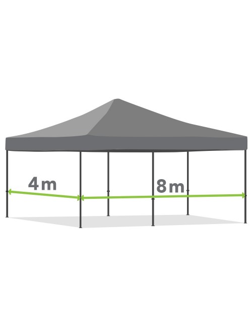 Tonnelle pliante de 4m x 8m